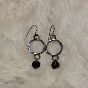 Silpada Sterling Silver with Smoky Quartz Beads Earrings